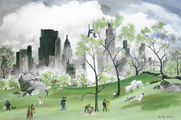 Adolf Dehn, 'Spring in Central Park'.jpg
